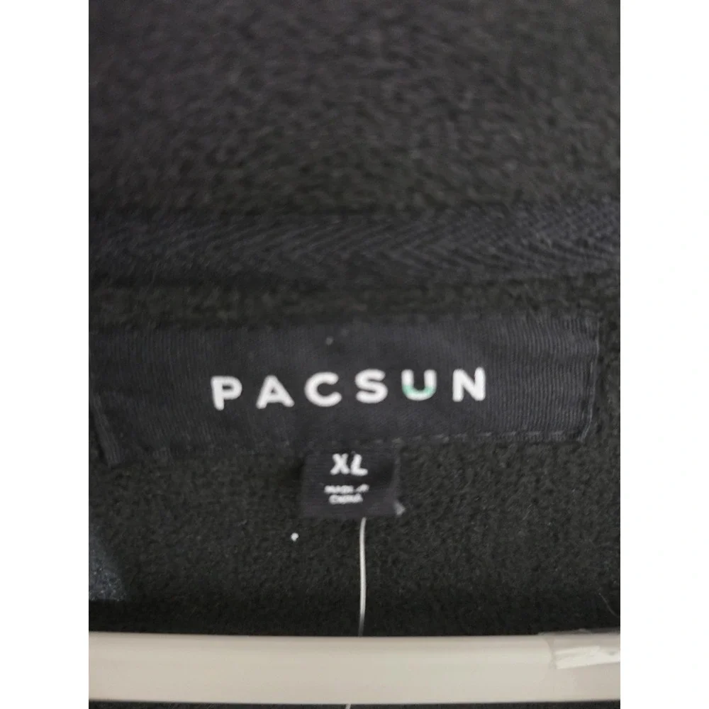 PacSun Scenic Polar Full Zip Sweater Woodlands Pattern Lightweight Hiking Jacket